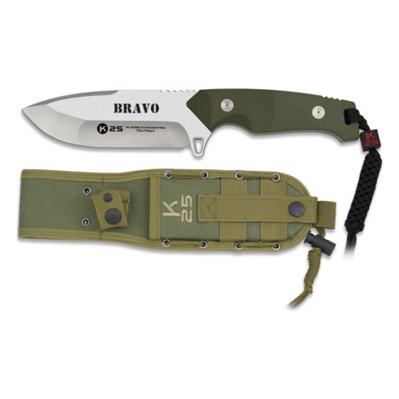 K25 Μαχαίρι Tactical Knife BRAVO green 12,5 cm